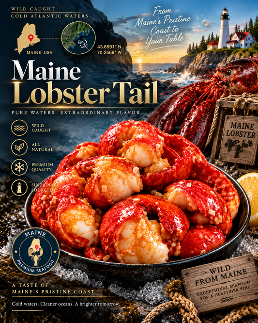 Maine Lobster Tail – Succulent Seafood Favorite with Rich Flavor & Premium Quality-Zane